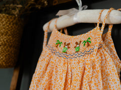 Sunshine Daisy Smocked Dress