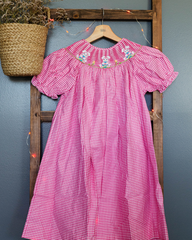 Easter Bunny Smocked Dress