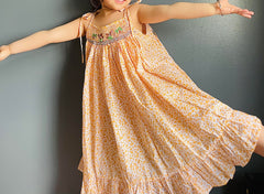 Gesmoktes Kleid „Sunshine Daisy“.