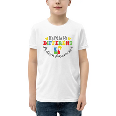 Autism Awareness - Autism Awareness Shirt - It's OK to Be Different, Autism Support Shirt 10009 - Personalized Youth, Kid T-Shirt