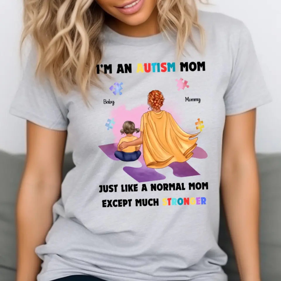 Autism Awareness - Autism Awareness Shirt - Supper Mom, Super Dad, Autism Family Shirt, Autism Support Shirt 10005 - Personalized T-Shirt