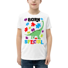 Autism Awareness - Autism Awareness Shirt - Born Special, Autism Dinosaur Shirt, Autism Support Shirt 10002 - Personalized Youth, Kid T-Shirt