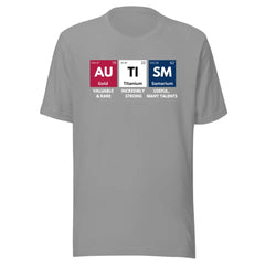 Autism Awareness - Autism Awareness Shirt - Minimalist - No Puzzle - Autism - Gold Titanium Samarium, Autism Family Shirt, Autism Support Shirt 10011 - Personalized Adult T-Shirt