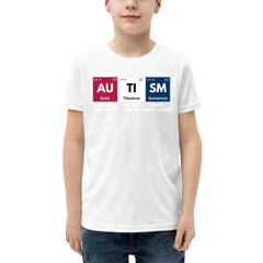 Autism Awareness - Autism Awareness Shirt - Minimalist - No Puzzle - Autism - Gold Titanium Samarium, Autism Support Shirt 10011 - Personalized Youth, Kid T-Shirt