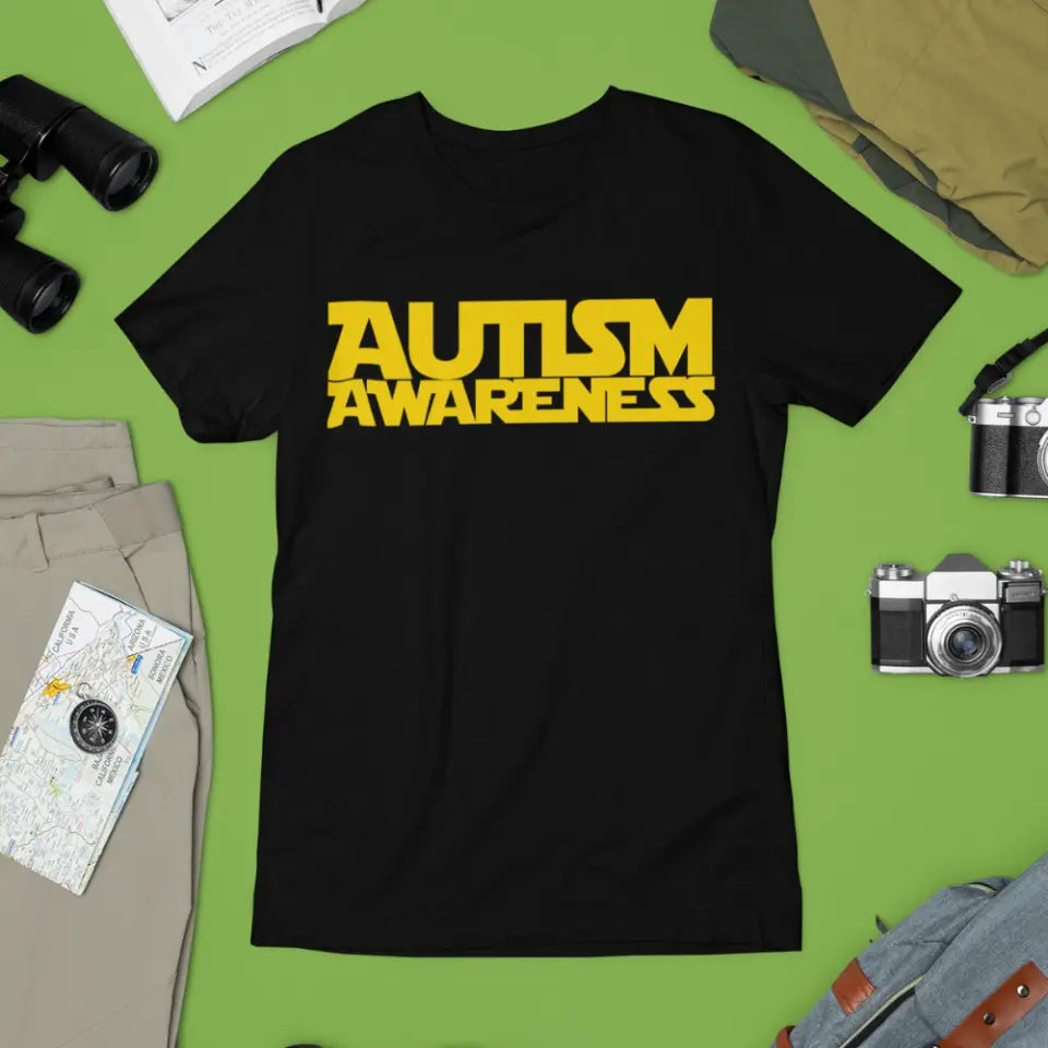 Autism Awareness - Autism Awareness Shirt - Autism Awareness - Minimalist - No Puzzle - Movie Style - Star Wars - Autism Family Shirt, Autism Support Shirt 10017 - Personalized Adult T-Shirt