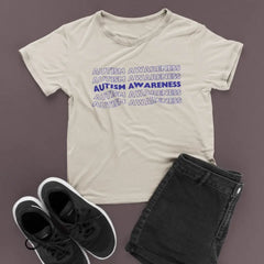 Autism Awareness - Autism Awareness Shirt - Autism Awareness - Minimalist - No Puzzle - Autism Family Shirt, Autism Support Shirt 10015 - Personalized Kid, Youth T-Shirt