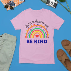 Autism Awareness - Autism Awareness Shirt - Autism Awareness - Be Kind - Rainbow - Autism Family Shirt, Autism Support Shirt 10021 - Personalized Adult T-Shirt